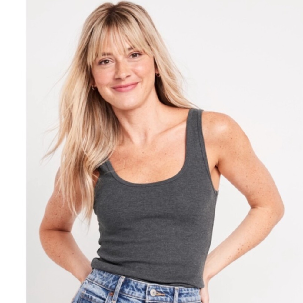 NWT Aerie No BS Wide Ribbed Tank Top size XS